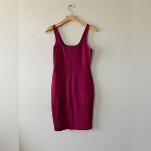 love J Sleeveless Midi Dress in Berry Plum